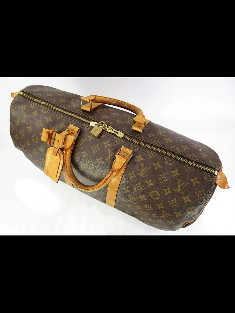 Louis Vuitton Monogram Canvas Duffel with Vachetta Trim